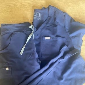 Figs Set- Navy, Size M